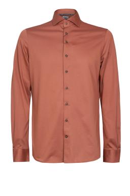 Фото рубашки Приталенный силуэт Рубашка R2, цвет кирпичный