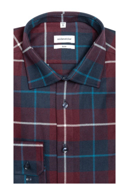 Фото рубашки Полуприлегающий силуэт Рубашка SEIDENSTICKER, цвет бордовый