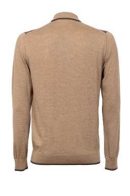 Джемпер-поло ENRICO CERINI 244014/LIGHT-BROWN