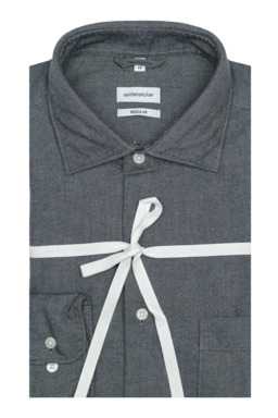 Фото рубашки Прямой силуэт Рубашка SEIDENSTICKER, цвет серый